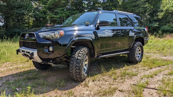 Showing rear bumper setup