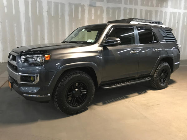 Shrockworks sliders with TE trim.