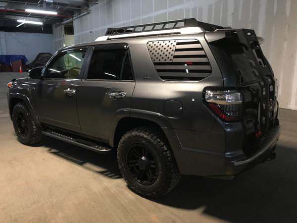 Shrockworks sliders with TE trim.