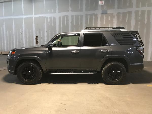 Shrockworks sliders with TE trim.