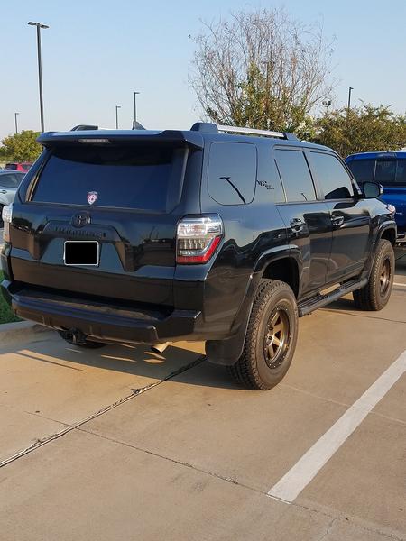 Side view with the new shoes!