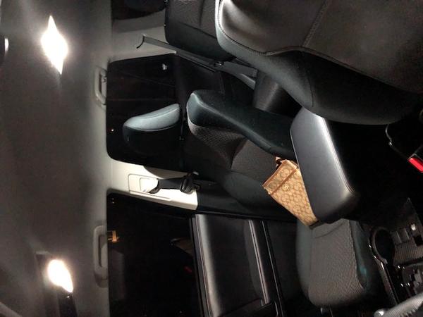 Sideways pic of interior LED upgrade. Haha