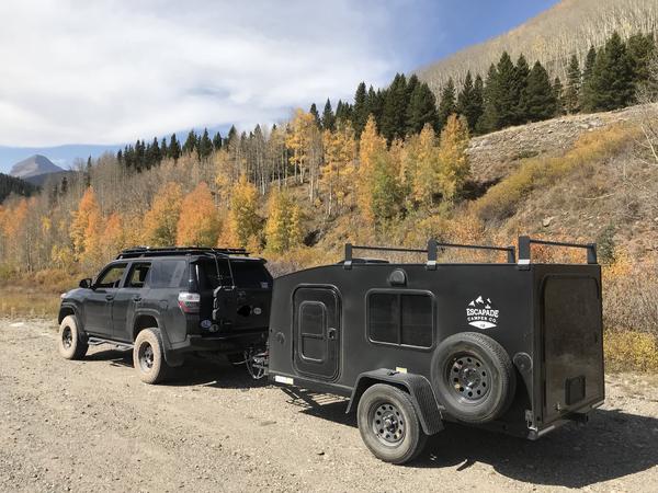Silverton CO with the new trailer