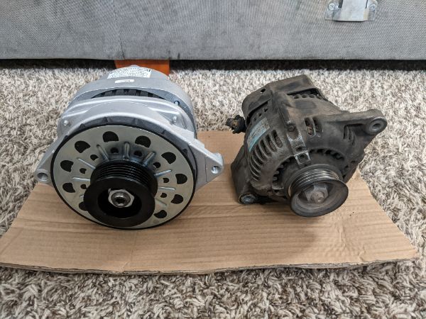 Size comparison between the CS144 and the original Denso.