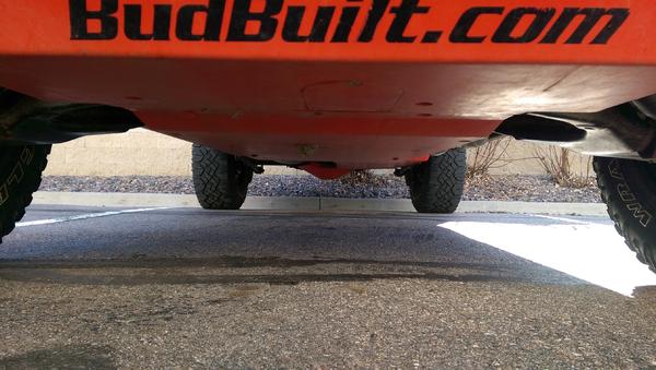 Skid coverage, lose about 2 inches of clearance