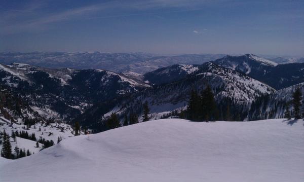 snowbird, utah on top of mineral basin.
