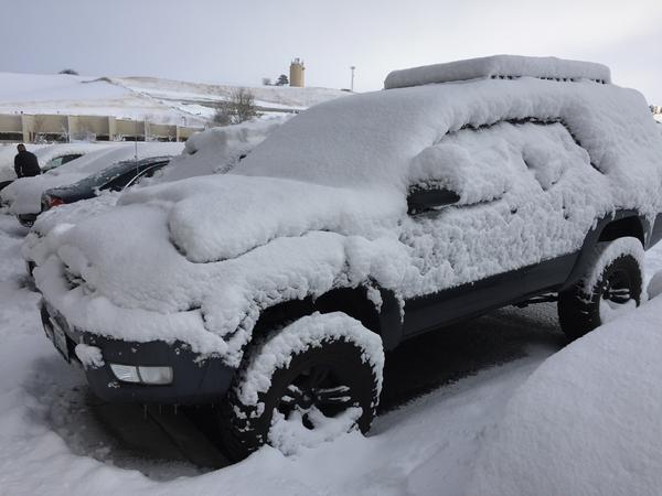 Snowed a few