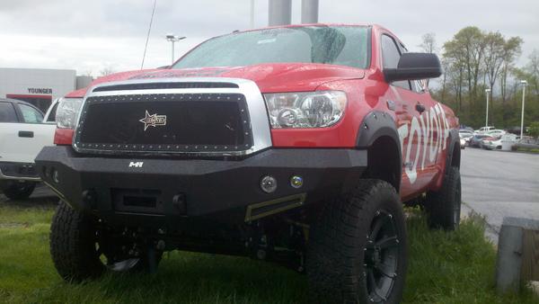 So fun to mod a brand new truck with someone else's money
