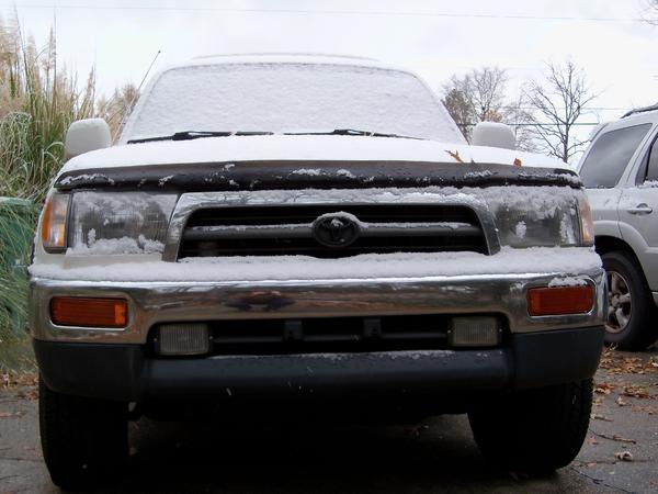 Some of the rare snow down here