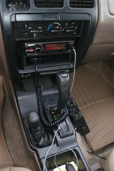 Sony head unit and midland cb