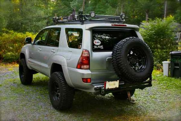 Spare tire carrier finally done!