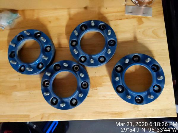 Spidertrax WHS007 wheel spacers