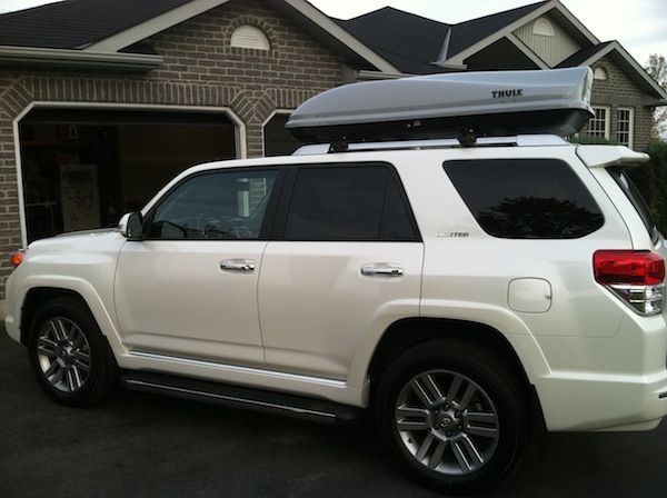 Sport Rack crossbars w/ Thule Evolution 1600 XT cargo carrier. OEM bars was not working for me...too bouncy. The Sport Rack bars were from my 06' Odys