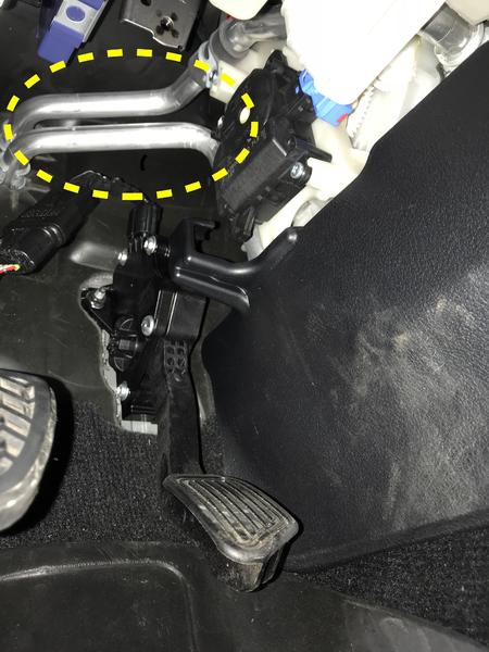 Sprinter Booster installed. Be careful not to zip tie excess controller cable to the heater core. It gets very hot and could potentially melt the zip 