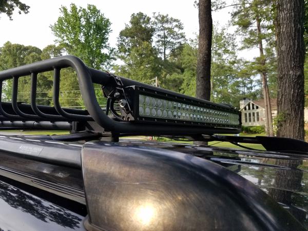 Squeezed a 32 inch lightbar in the back