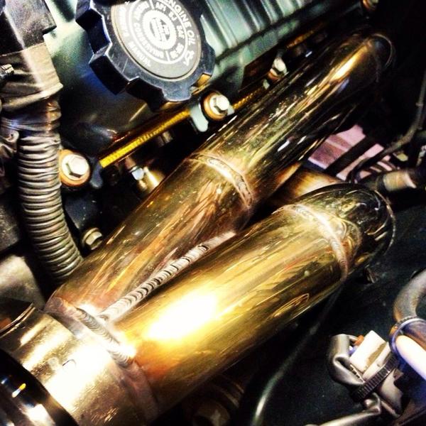 stainless steel custom exhaust manifolds