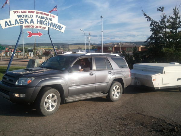 Start of the World famous Alaskan HWY
