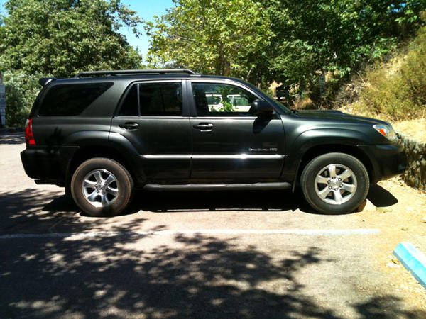 Starting a bike ride from the dam parking lot at Mission Trails. When I return my rig will be in total shade.