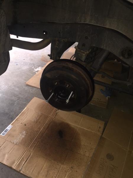 Starting the rear end breakdown for axles seals and bearing replacement.