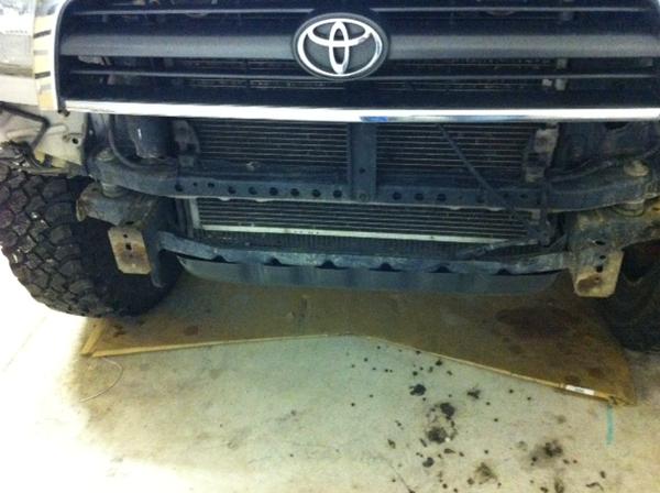 Starting Winch Install