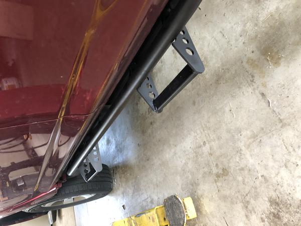 Steps installed
