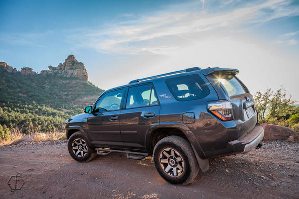Stock 2018 TRD Off-Road Premium - up Schnebly Hill Road (not quite a debut ride... just a bumpy road).