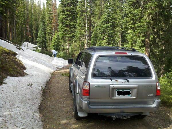 Stock, didn't want to get stuck!