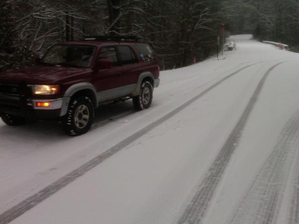 Stock. first snow of the season in Banner Elk, NC