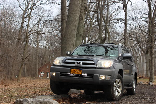 Stock on a rock

Shows led light pods and light bar in front as well as window tint