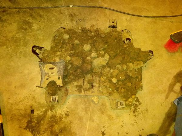 stock skid was hiding some mud