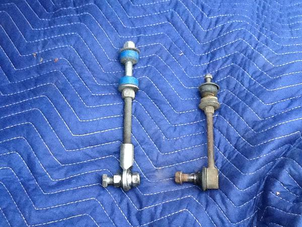 Stock sway bar link vs new