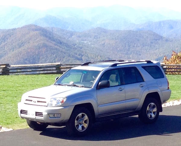 Stock: took it up it's first Mtn. climb in Wintergreen, VA up to Devil's Knob outlook.