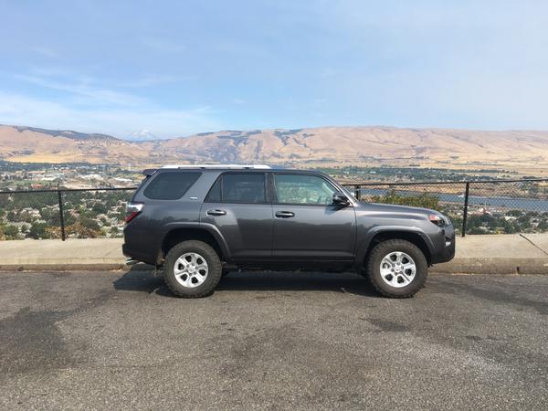Stock with 265/70R17 KO2's