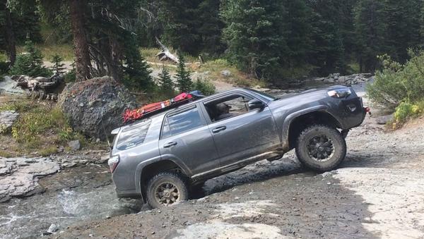 Stream crossing on Imogene Pass, Colorado