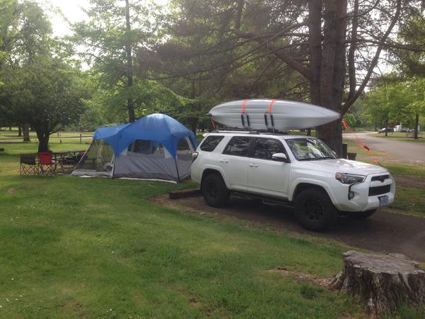 Sunnyside county park campground, Foster Lake Oregon.