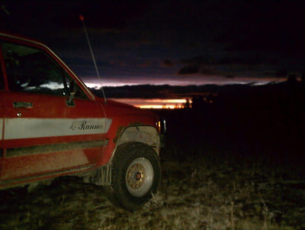 Sunrise in the Bangtails, Oct. 2011.