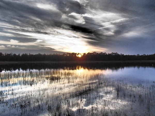 Sunset at Clearwater Lake