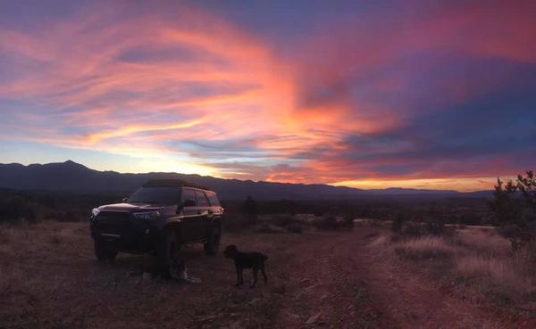 Sunset in the Mazatzal Mountains, Payson, AZ
