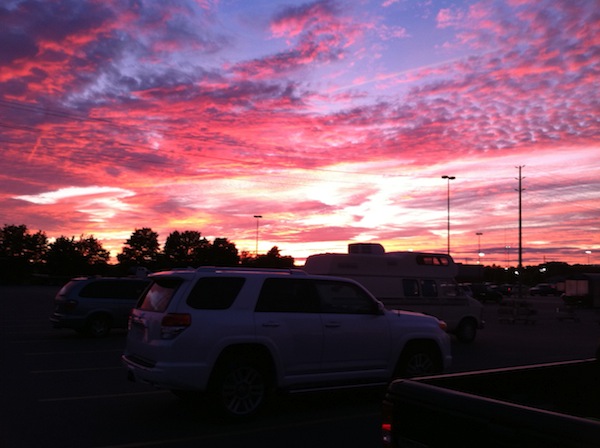 Sunset    Sept. 6, 2011