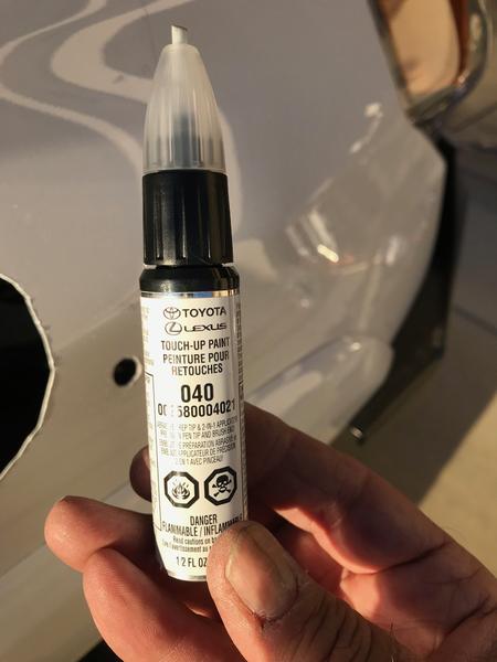 Super White touch up