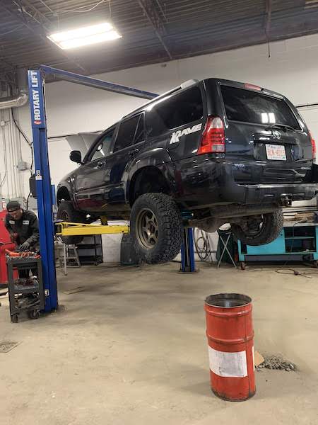 Suspension install. Elka 2.5 adjustable resi's, Dobinson C59-677V rear coils, SPC UCA's, and new LCAS