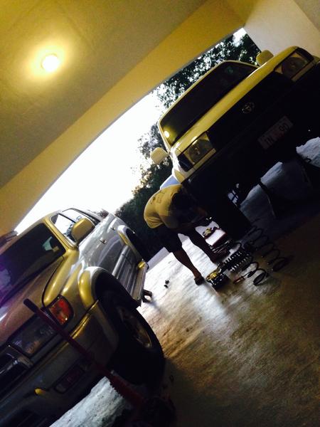 Swapping the lift over
