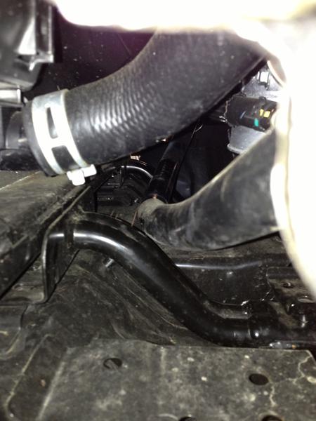 sway bar and radiator bracket