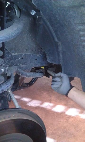 Swaybar detatched at frame