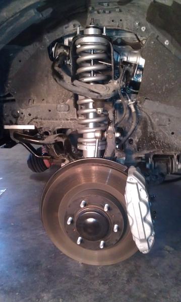 Swaybar end links reconnected.