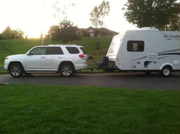 T4R pulling Jayco Jay Feather Sport X17C