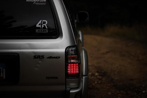 Tail lights from Eagle Eyes and reppin' the 4RunnerMafia Instagram Decal!