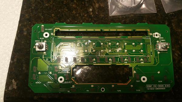 taking a picture to verify the direction of the LEDs
