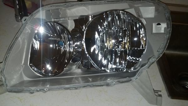 Taking headlight apart