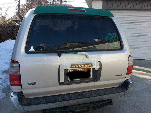 tapeing off 4runner